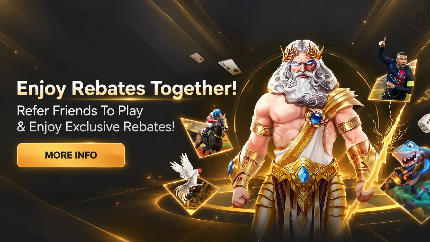 Refer friends to HengOngBet and enjoy exclusive rebates together